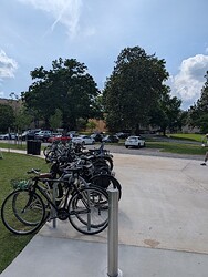 Bikes at Gibson Play Plaza